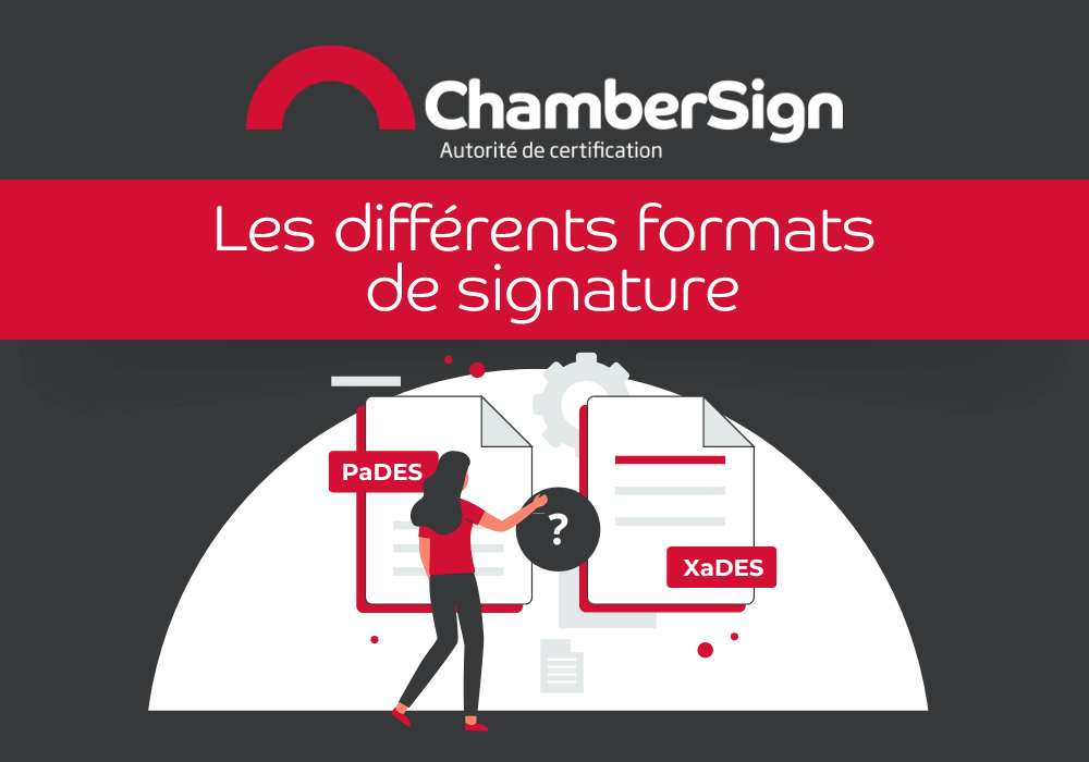 Les différents formats de signature : PAdES, XAdES, CAdES