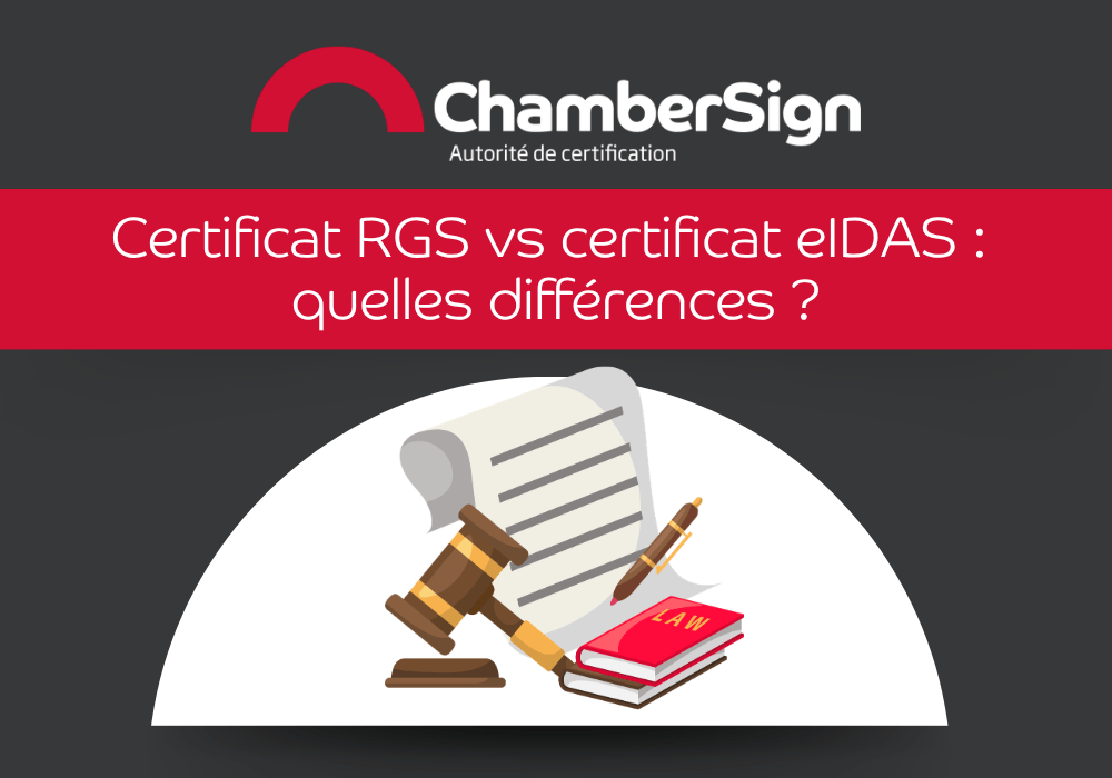 Image illustrant l'article Certificat RGS vs certificat eIDAS quelles différences avec une illustration d'un texte juridique de loi